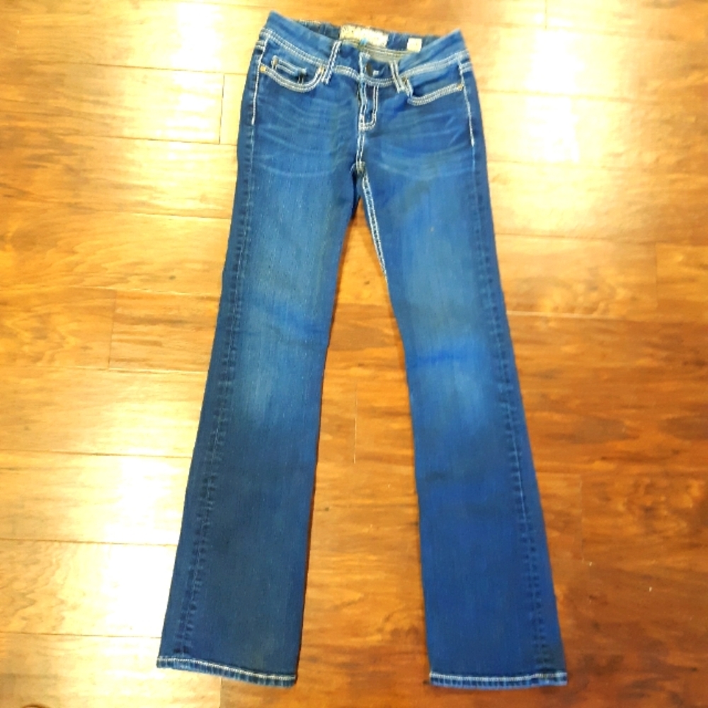 BKE Addison boot blue jeans